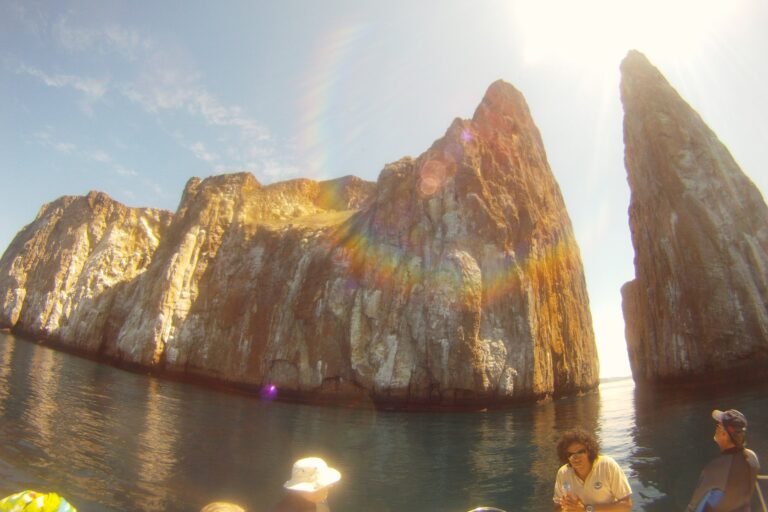Kicker Rock in the late afternoon light